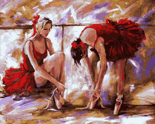 Ballerinas in Red