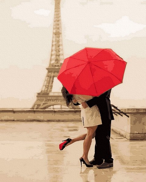 Red Umbrella Kiss