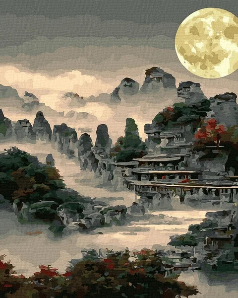 Mėnulio apšviesti kalnai