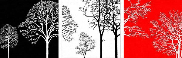 Minimalist Tree Art