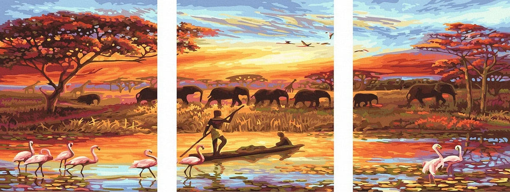 Serene African Sunset