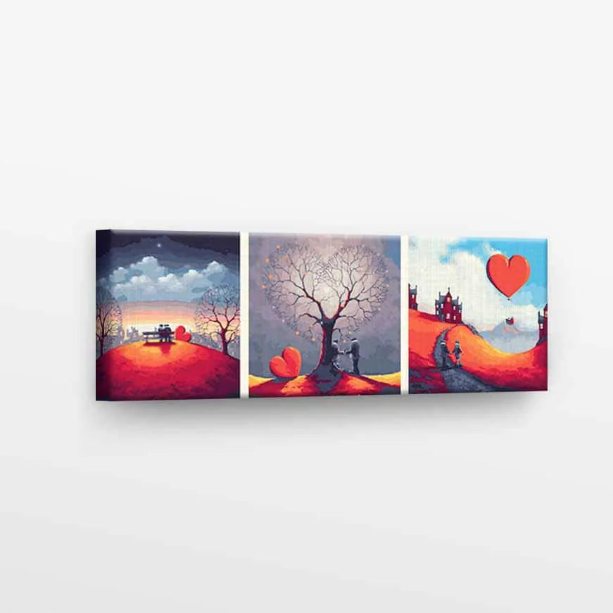 Romantic Red Balloons