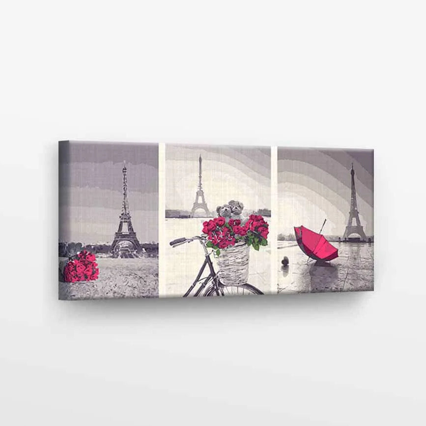 Paryžius raudonais akcentais