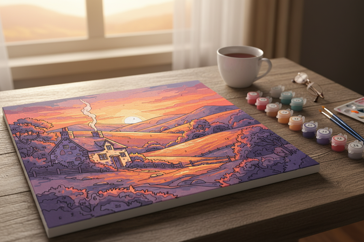 paint by numbers, 4:3 aspect ratio